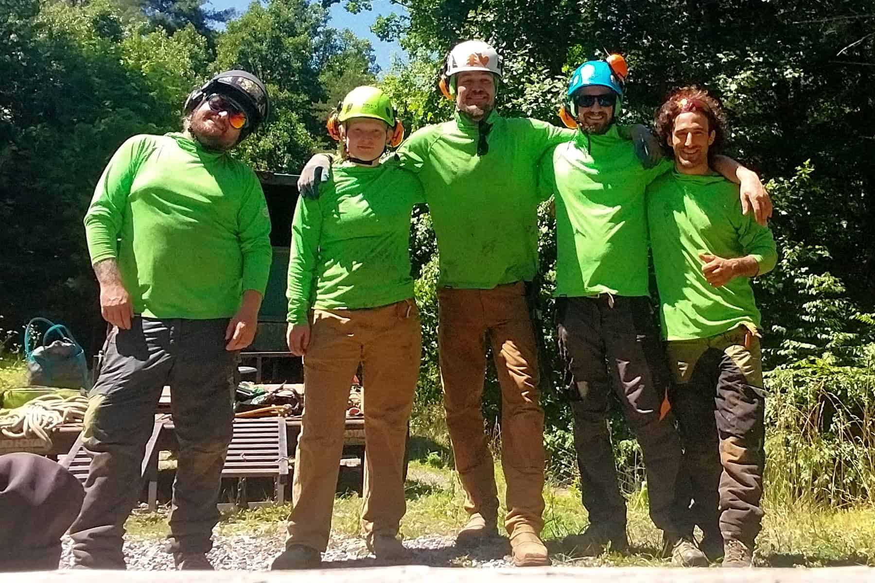 our team precision arborcare team